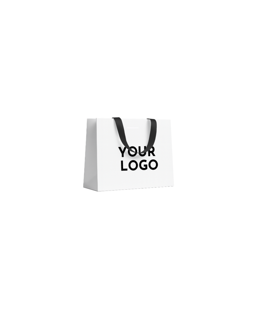 copy of Bolsas de papel de lujo - Blanco XS - Asas de cinta
