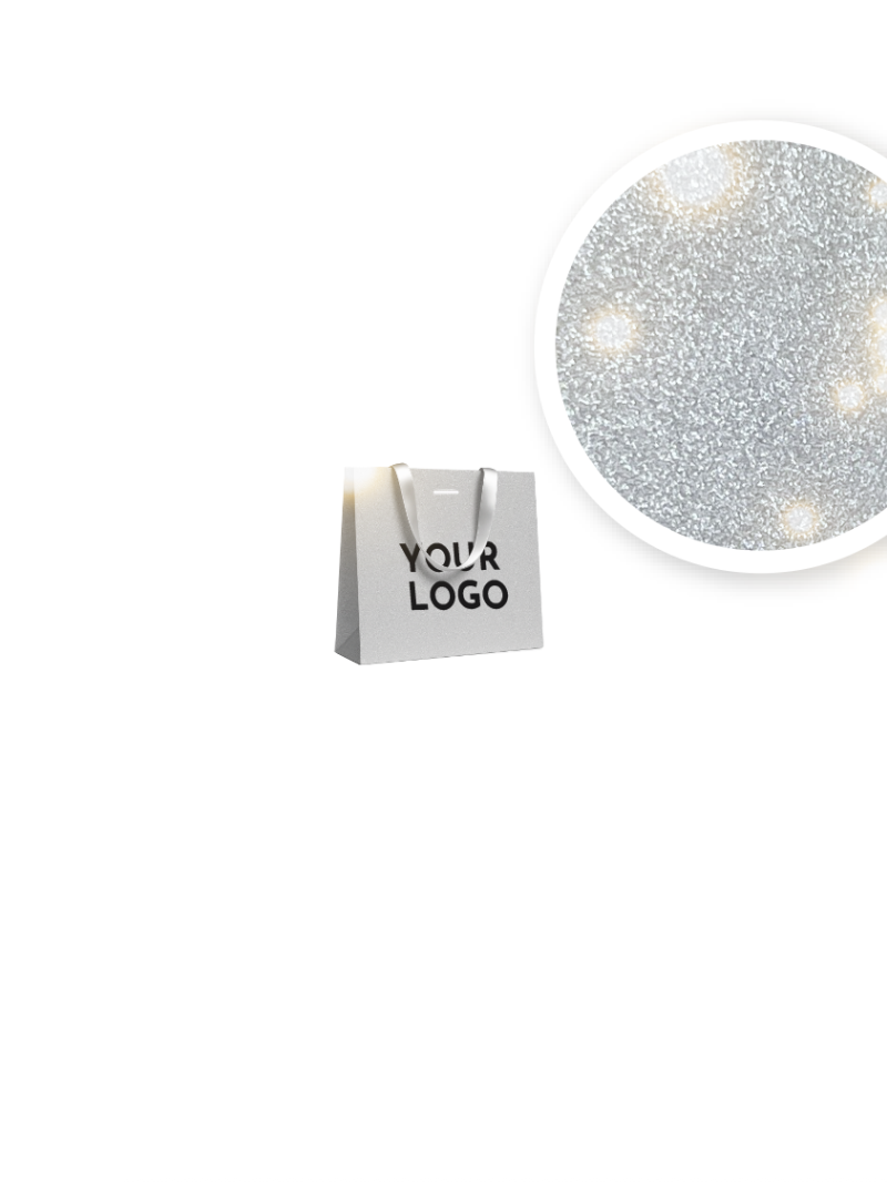 copy of Luxury paper bags - White XS - Ribbon handles