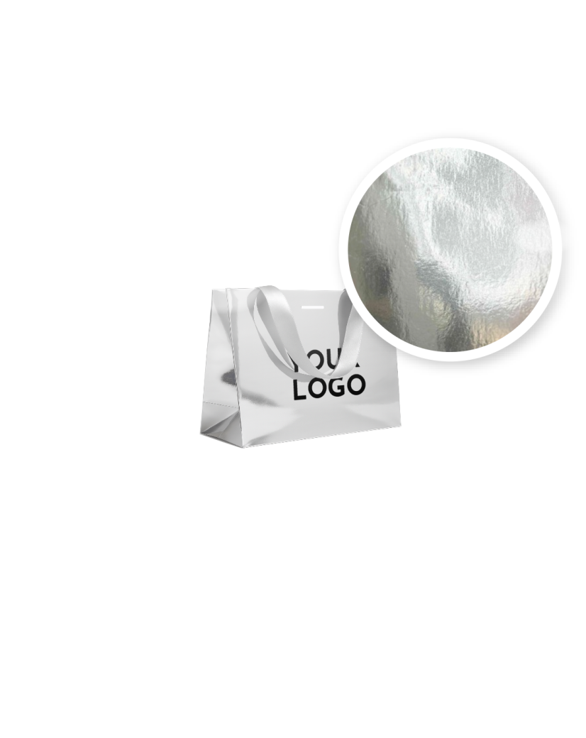 copy of Luxury paper bags - White XS - Ribbon handles