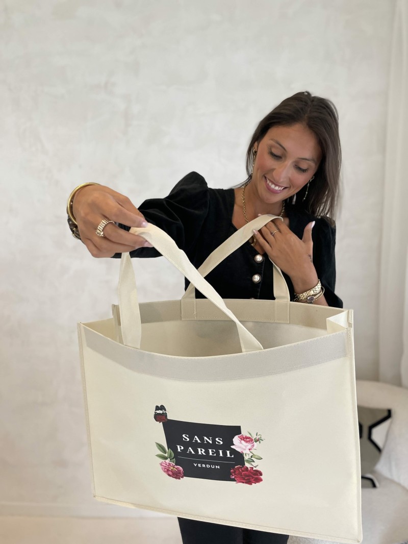 LYON BEIGE BAG - XL (55x14x40cm)