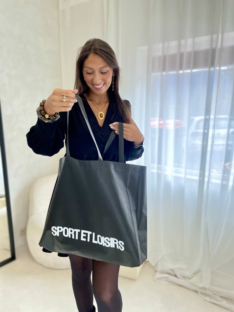 Bolsa de tela negra personalizada, barata y ecológica Bolsa de tela negra personalizada, barata y ecológica