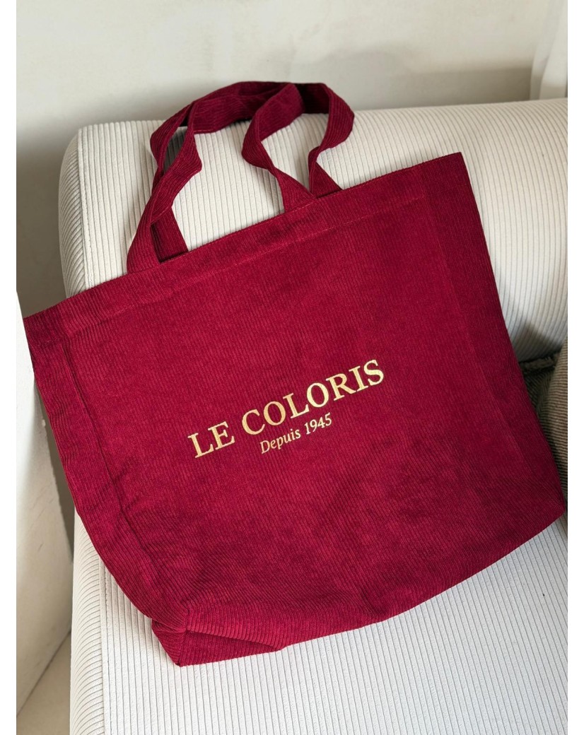 Kopie von OXFORD-TASCHE – ROSAFARBENER CORD (41,5 x 10 x 39 cm)