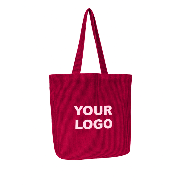 Kopie von OXFORD-TASCHE – ROSAFARBENER CORD (41,5 x 10 x 39 cm)