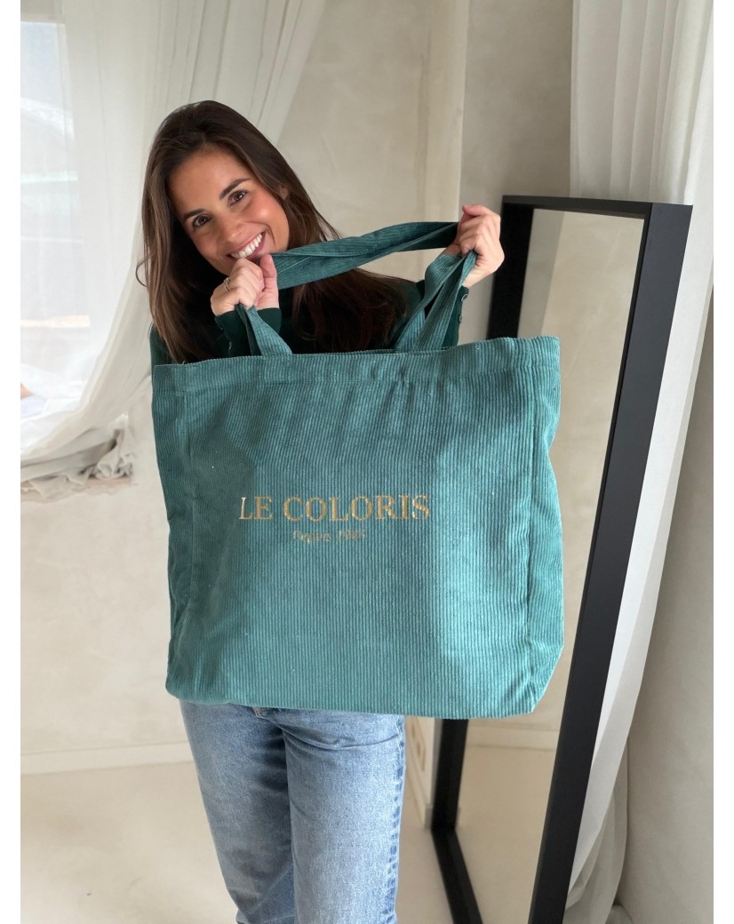 Kopie von OXFORD-TASCHE – ROSAFARBENER CORD (41,5 x 10 x 39 cm)