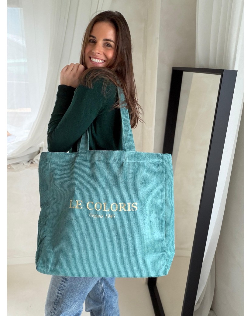 Kopie von OXFORD-TASCHE – ROSAFARBENER CORD (41,5 x 10 x 39 cm)