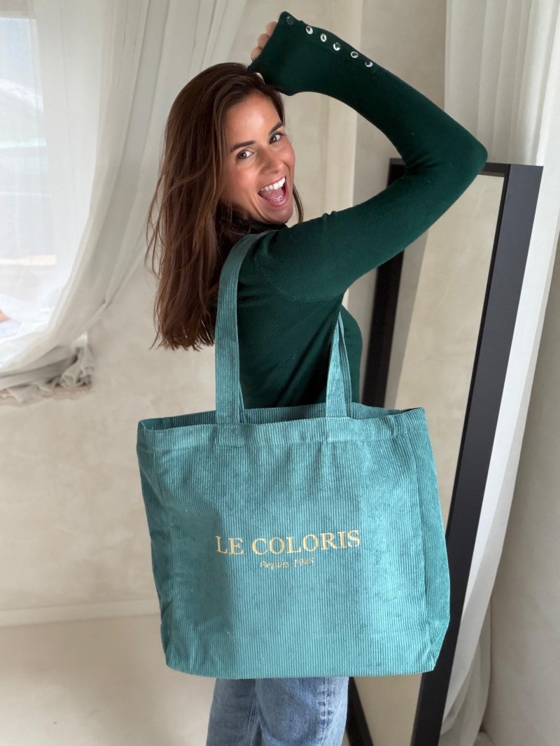 Kopie von OXFORD-TASCHE – ROSAFARBENER CORD (41,5 x 10 x 39 cm)