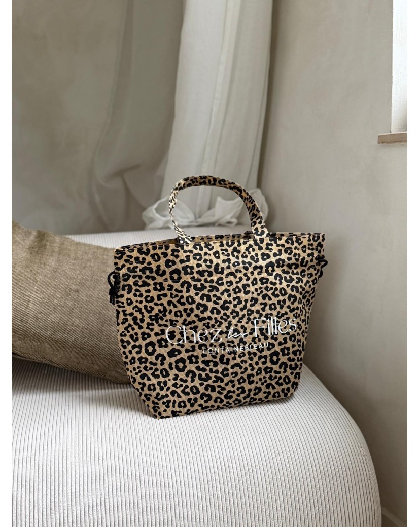 Kopie von TASCHE NICE Leopardenmuster – L (58 x 24 x 35 cm)