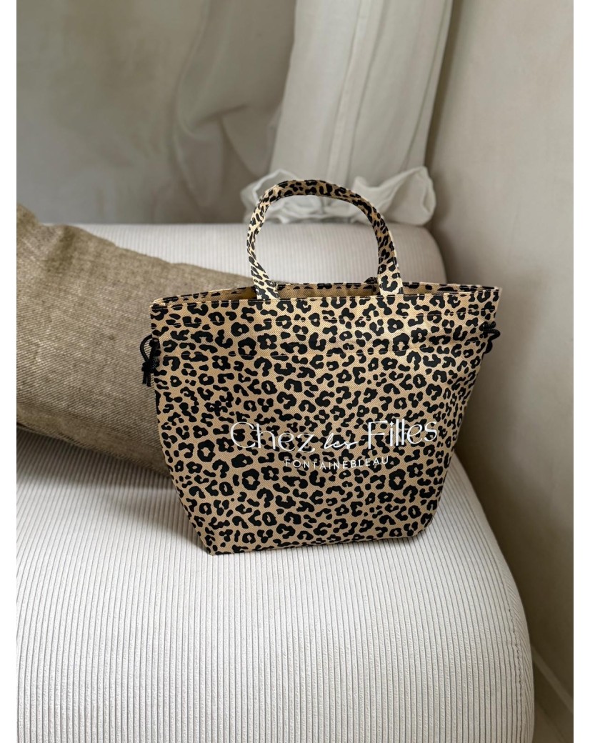 Kopie von TASCHE NICE Leopardenmuster – L (58 x 24 x 35 cm)