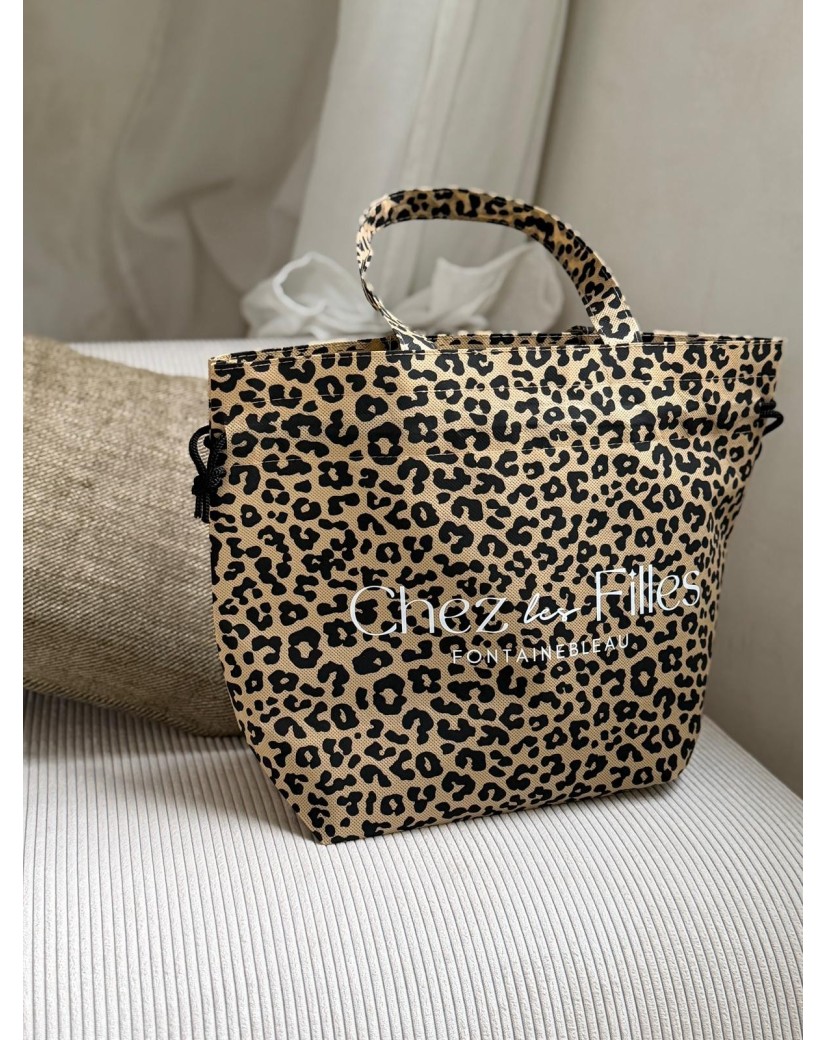 NICE BAG – LEOPARD PRINT – M (40x14x30cm)