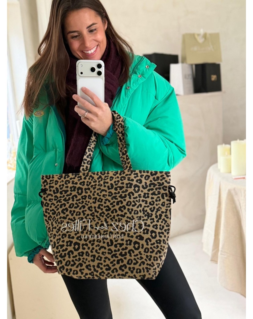 SAC NICE Léopard - M (40x14x30cm)