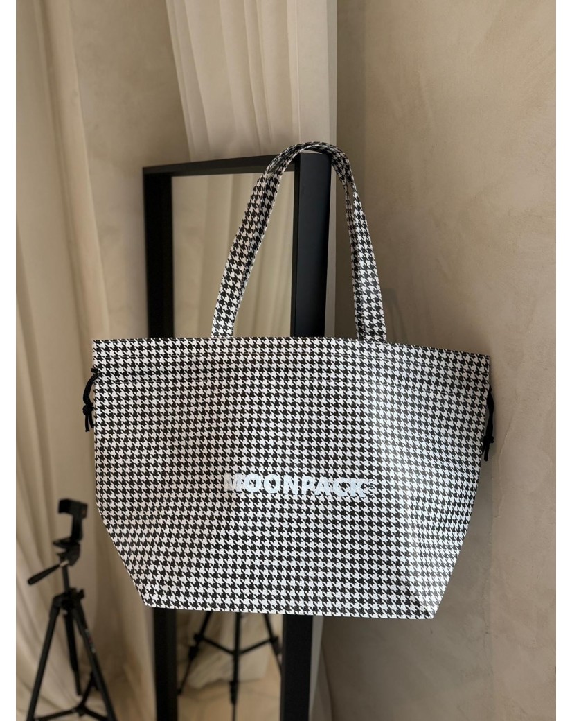 NICE BAG HOUNDSTOOTH – L (58 x 24 x 35 cm)