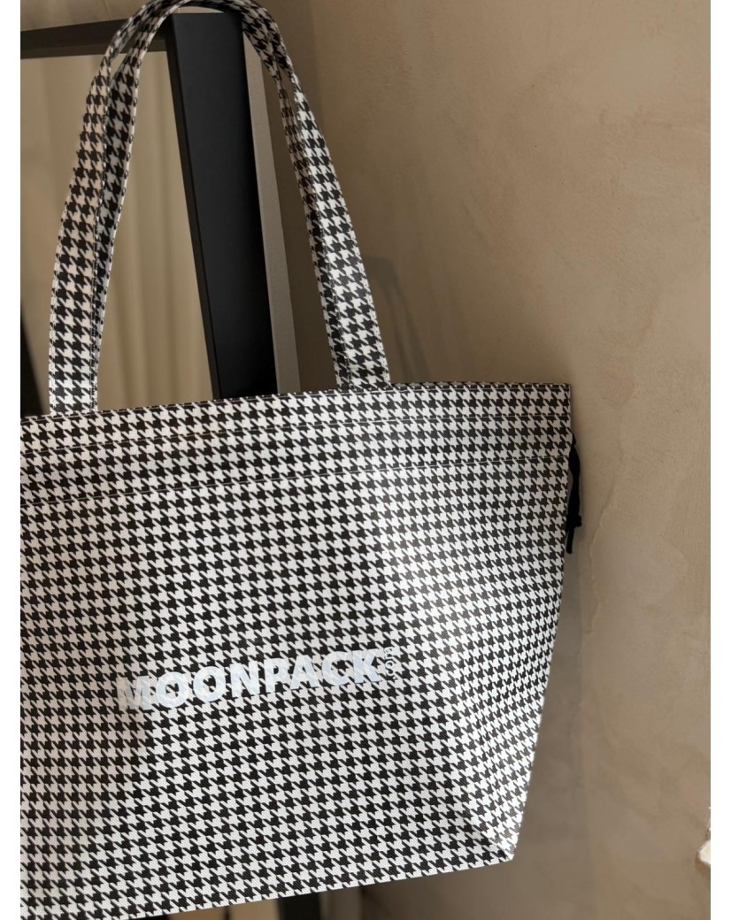 NICE BAG HOUNDSTOOTH – L (58 x 24 x 35 cm)