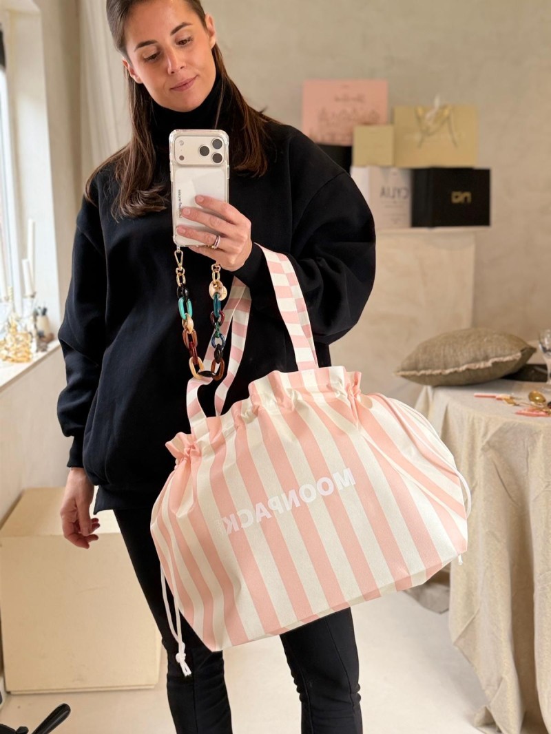 NICE BAG LINEA – PALE PINK - L (58 x 24 x 35 cm)