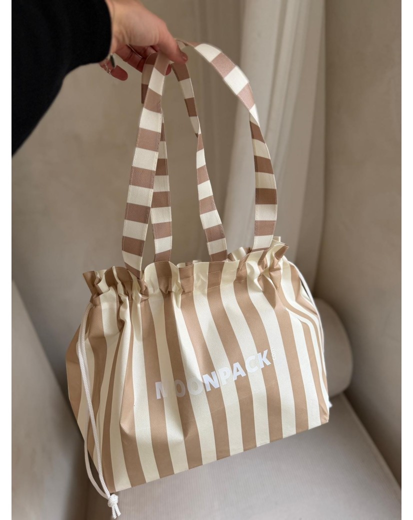 NICE BAG LINEA – BEIGE - L (58 x 24 x 35 cm)