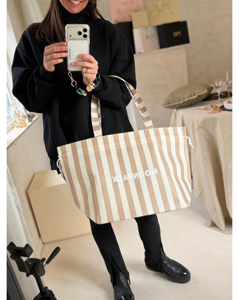 NICE BAG LINEA – BEIGE - L (58 x 24 x 35 cm)