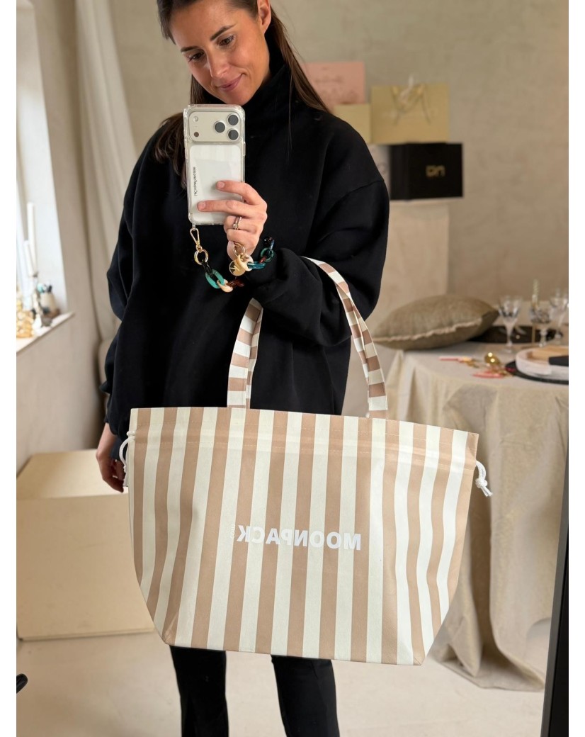 NICE BAG LINEA – BEIGE - L (58 x 24 x 35 cm)