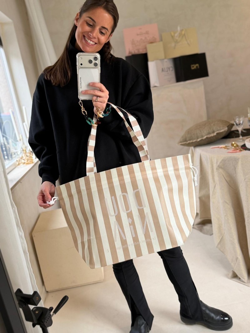 NICE BAG LINEA – BEIGE - L (58 x 24 x 35 cm)