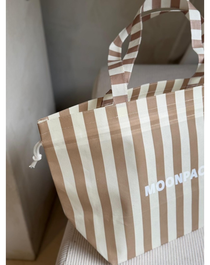 SAC NICE LINEA BEIGE - L 🤎 (58x24x35cm)