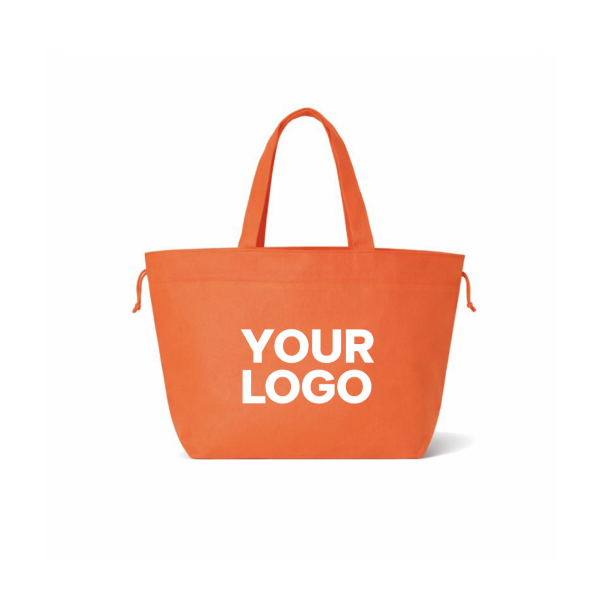 Sac Non Tissé Personnalisé Orange – Cabas Publicitaire modèle Nice L | Moonpack