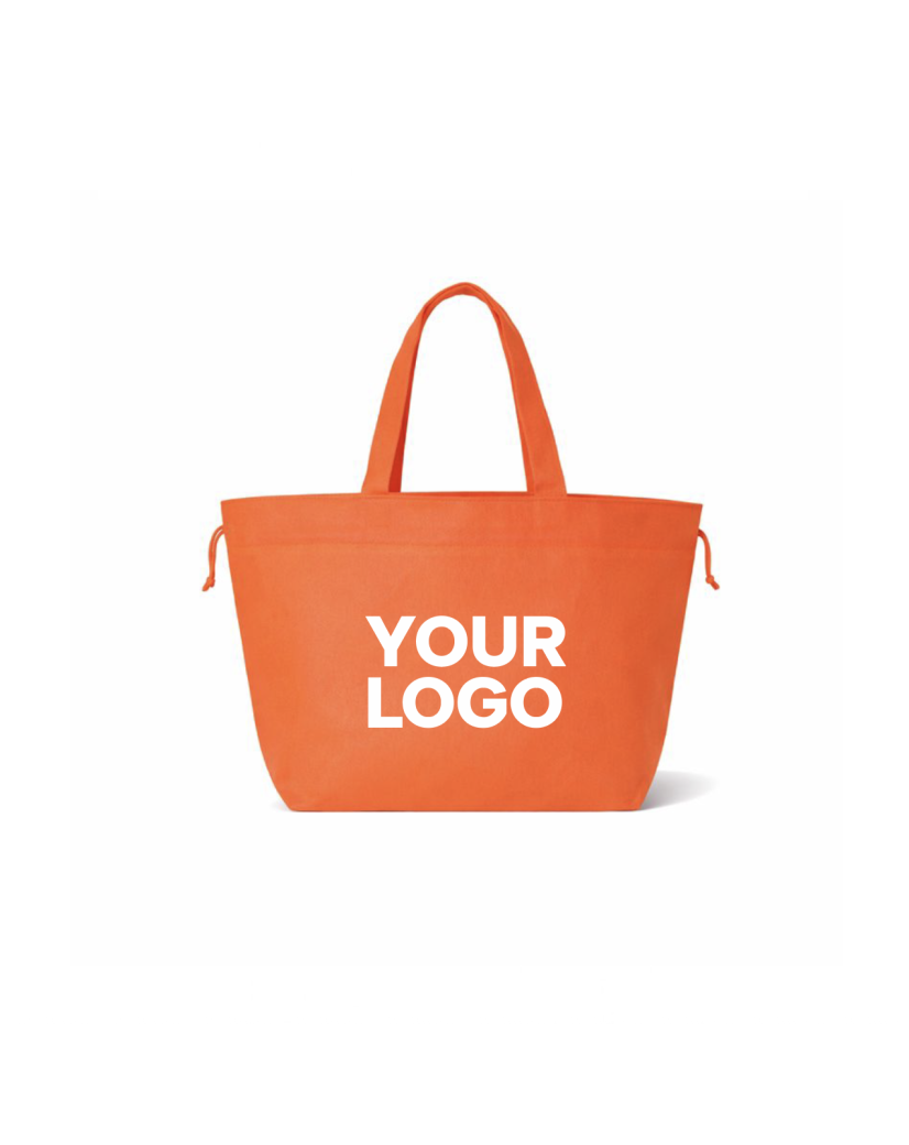 Sac Non Tissé Personnalisé Orange – Cabas Publicitaire modèle Nice L | Moonpack