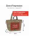 SAC NICE Léopard - M (40x14x30cm)