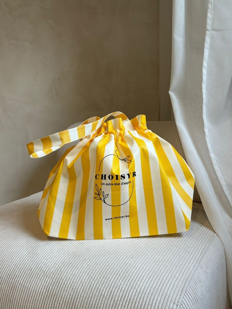 SAC NICE LINEA JAUNE  - L 💛  (58x24x35cm)