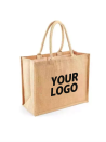Customized burlap bag with your design imprint - Order now.