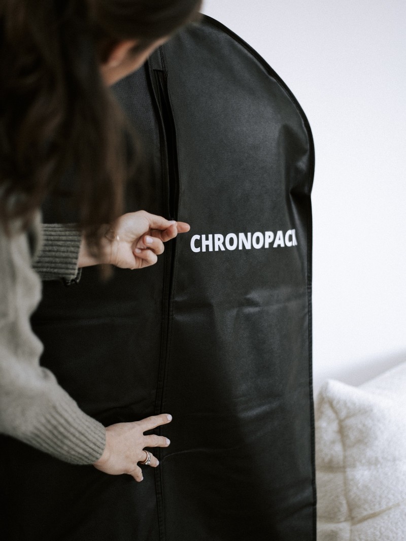 MILAN GARMENT BAG - BLACK (65x185 cm)