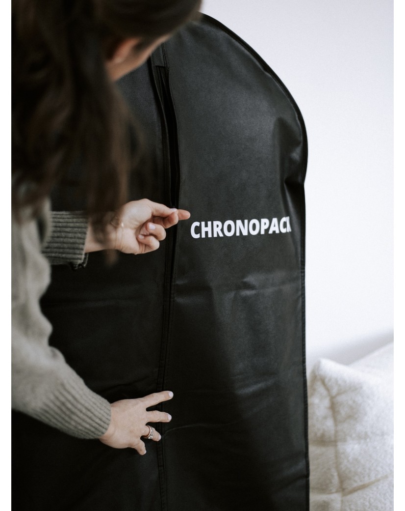 MILAN GARMENT BAG - BLACK (65x185 cm)