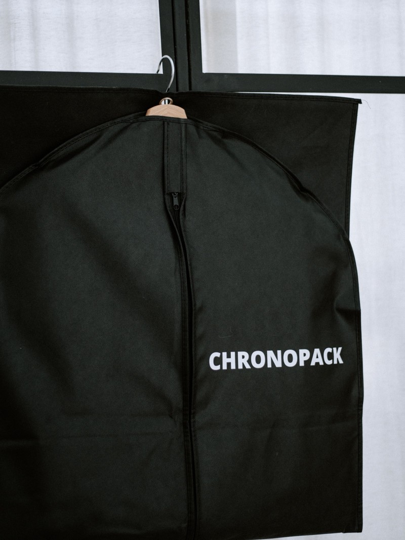 MILAN GARMENT BAG - BLACK (65x185 cm)