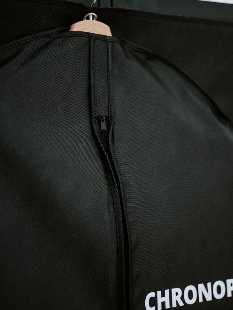 MILAN GARMENT BAG - BLACK (65x185 cm)