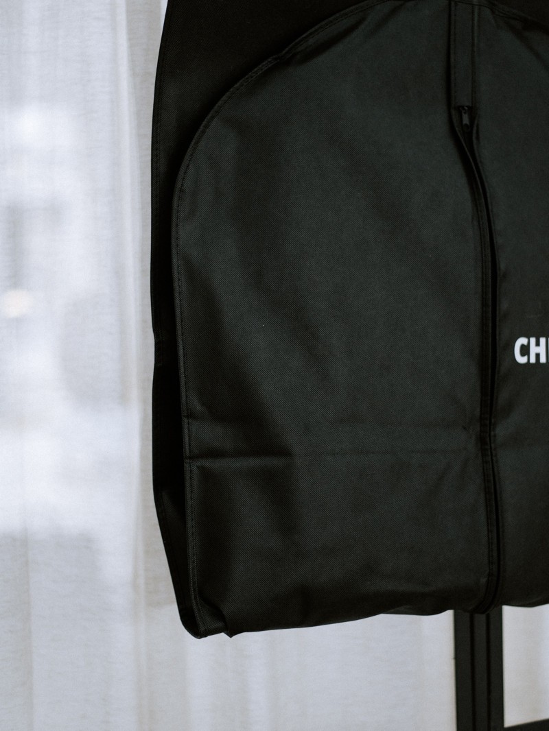 MILAN GARMENT BAG - BLACK (65x185 cm)