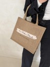 Customized burlap bag with your design imprint - Order now.