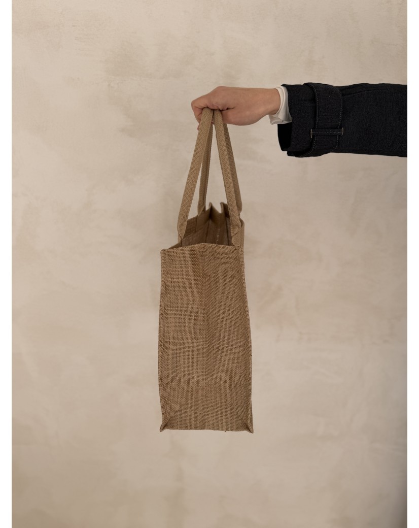 IBIZA TAS VAN NATUURLIJKE JUTE (35x15x30 cm)