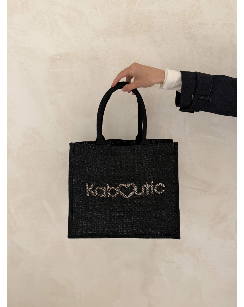 Schwarze Jutebeutel mit Ihrem Logo personalisiert - Jetzt bestellen