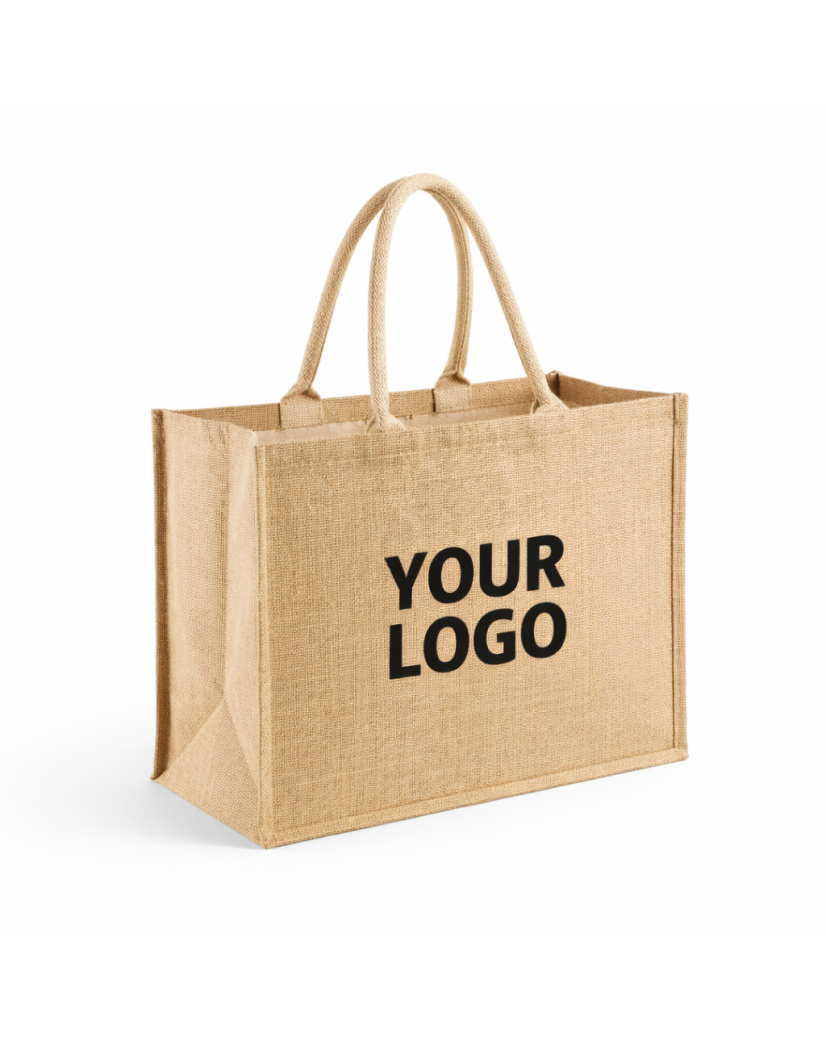 Personalisierte Jutebeutel mit Aufdruck Ihres Designs - Jetzt bestellen.