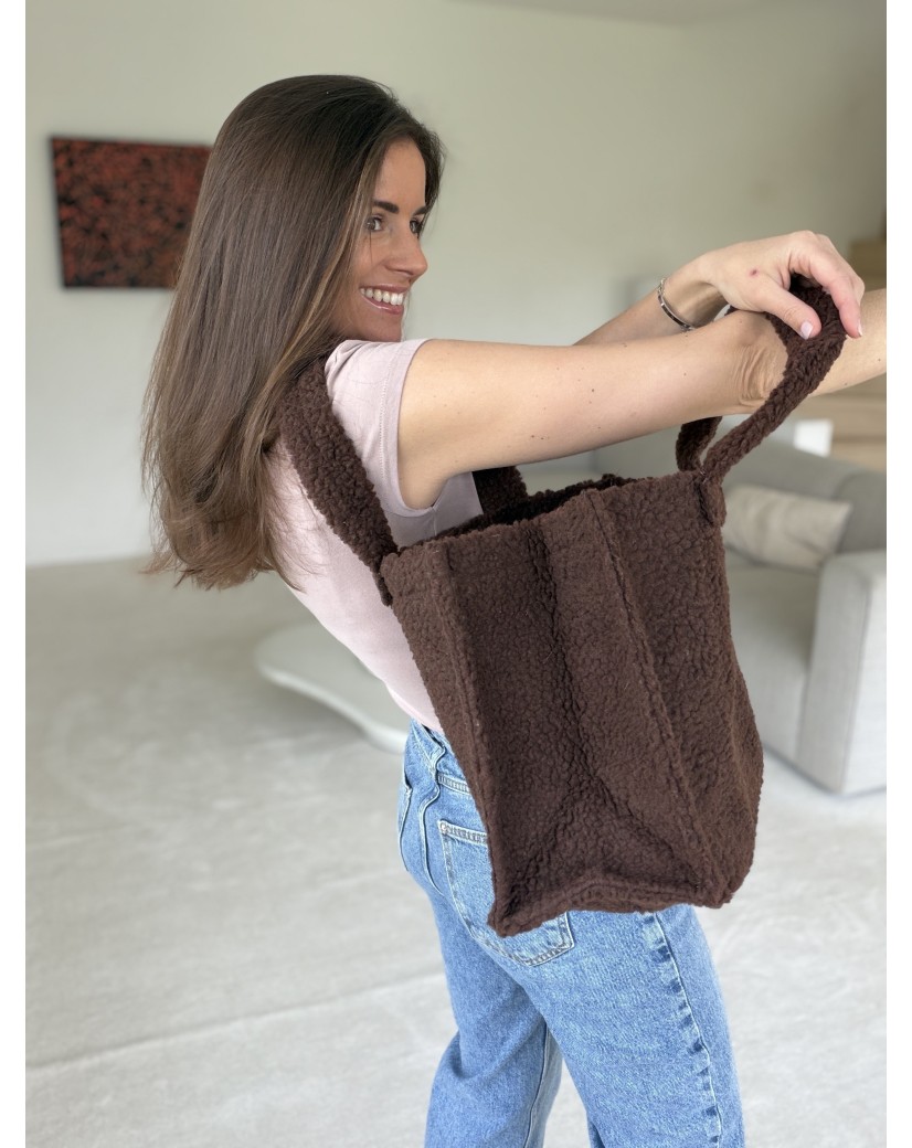 SAC TEDDY BRUN CHOCOLAT