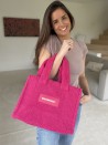 Sac Teddy - Rose Fuschia (37x16x28cm)