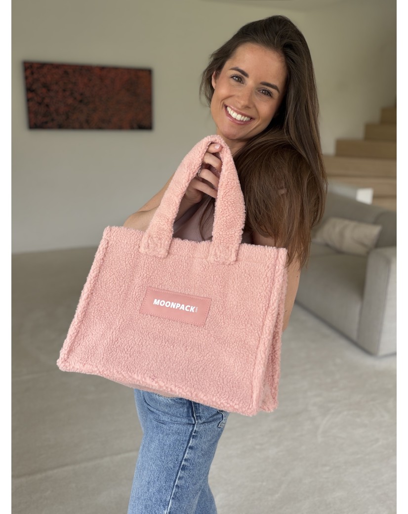 TEDDY BAG - POWDER PINK