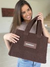 Sac Teddy - Brun Chocolat (37x16x28cm)