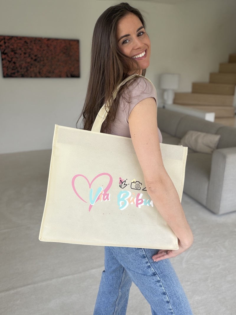 LYON BEIGE Tragetasche - L (45x15x35cm)