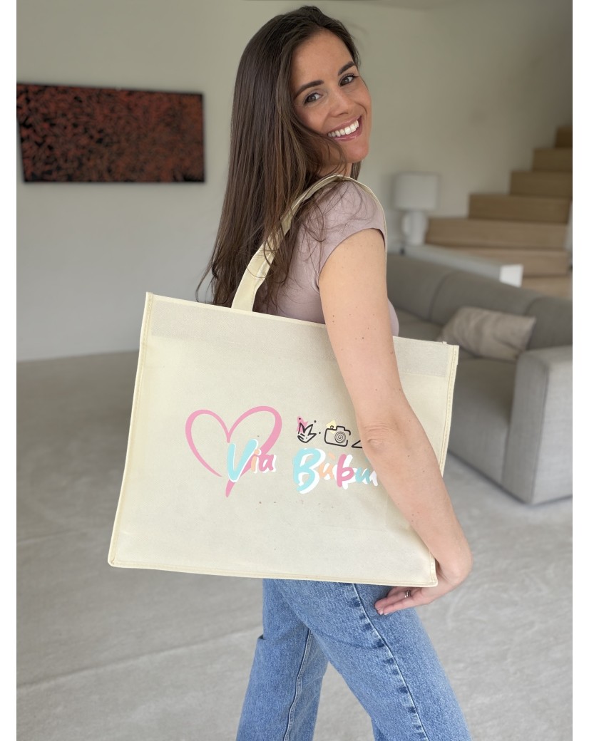 BOLSO LYON BEIGE - L (45x15x35cm)