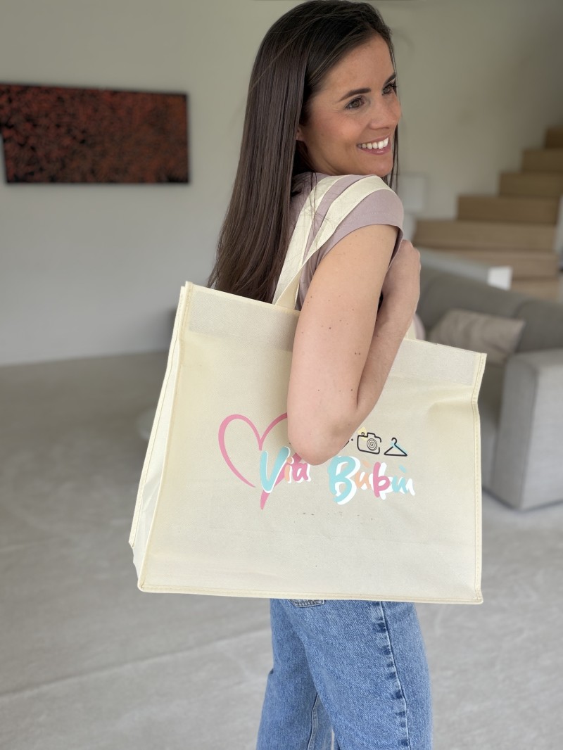 LYON BEIGE BAG - L (45x15x35cm)