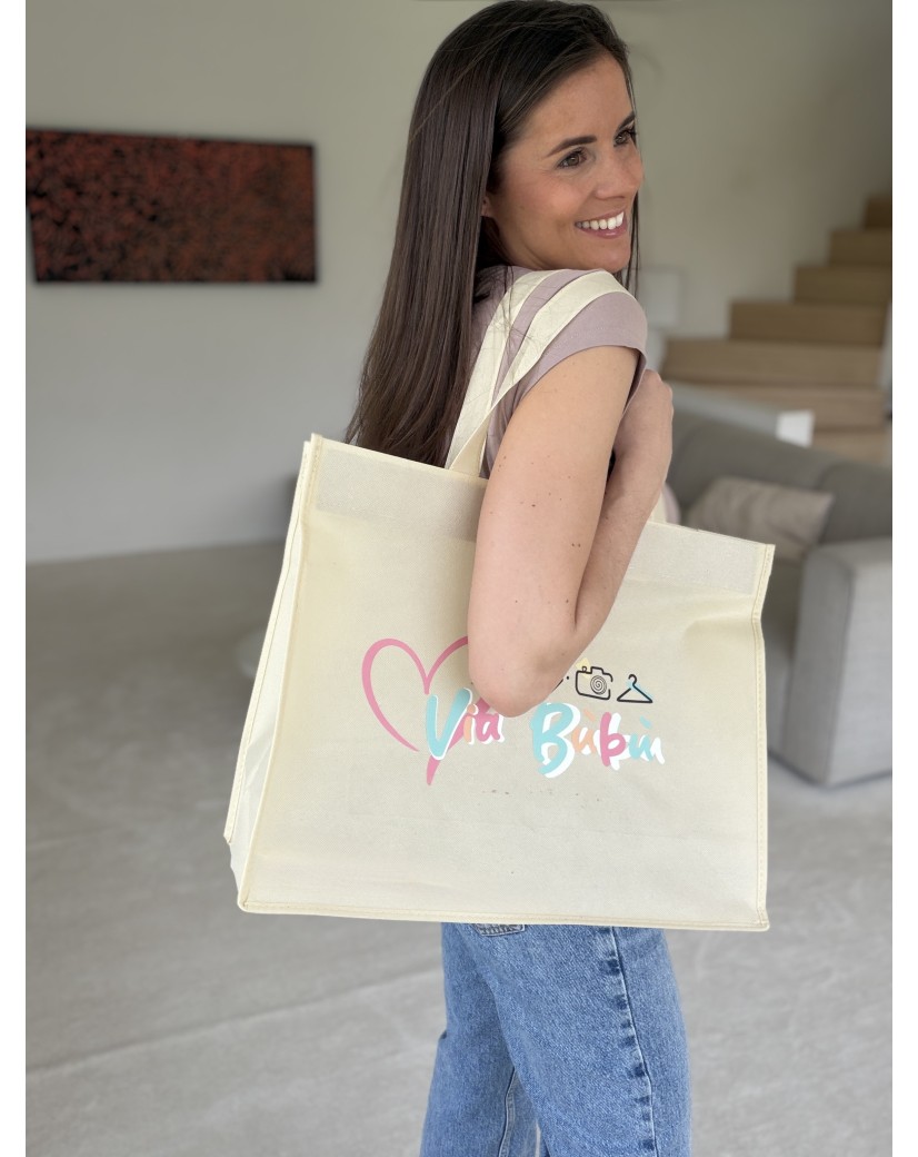 BOLSO LYON BEIGE - L (45x15x35cm)