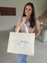 LYON BEIGE BAG - L (45x15x35cm)