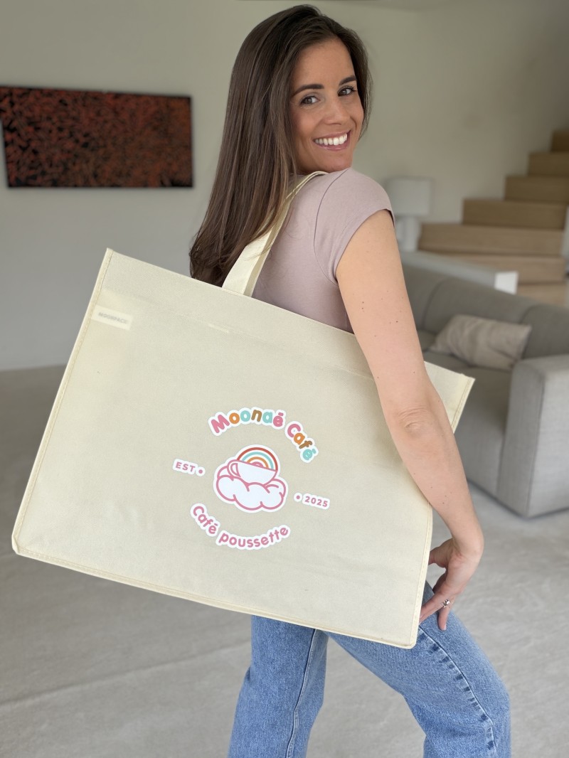 BOLSO LYON BEIGE - XL (55x14x40cm)