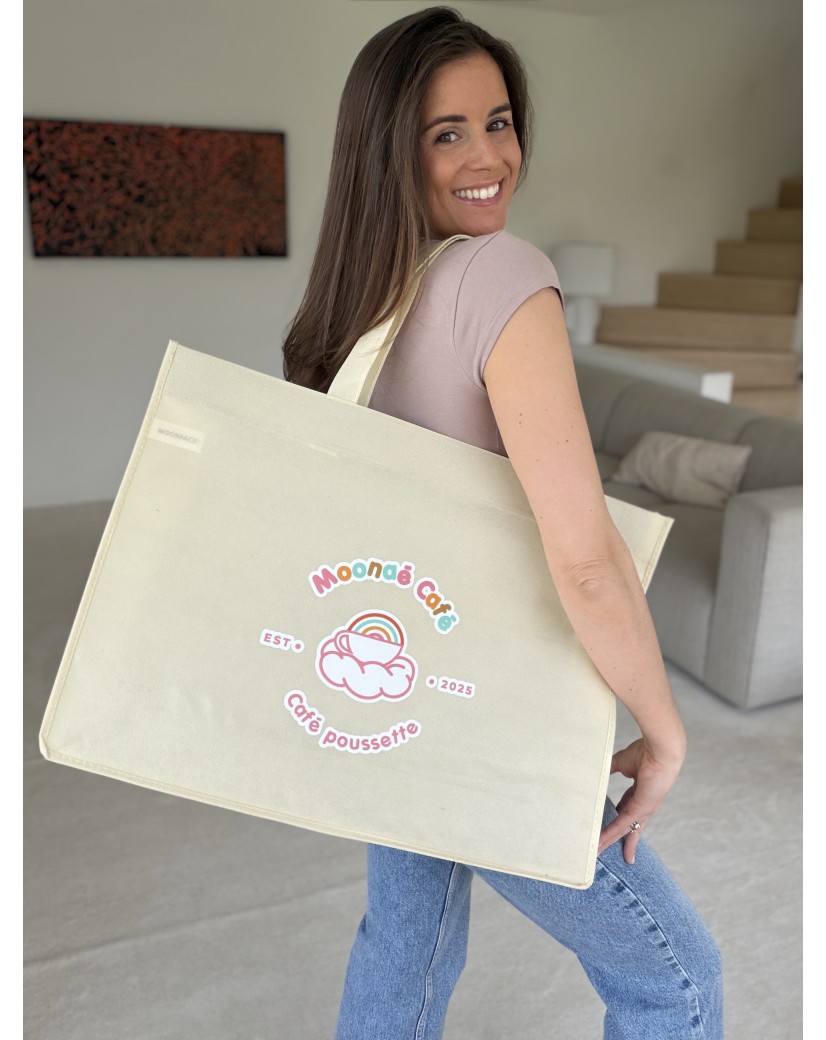 BOLSO LYON BEIGE - XL (55x14x40cm)