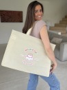 BOLSO LYON BEIGE - XL (55x14x40cm)
