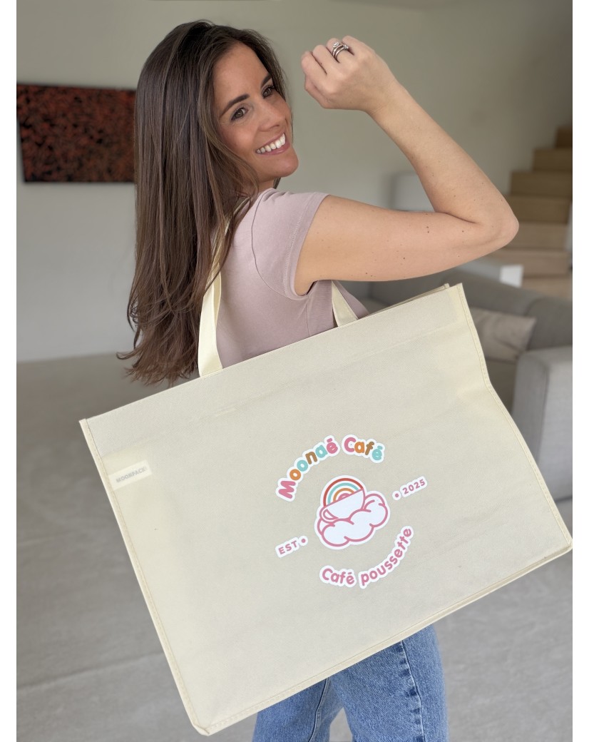 BOLSO LYON BEIGE - XL (55x14x40cm)