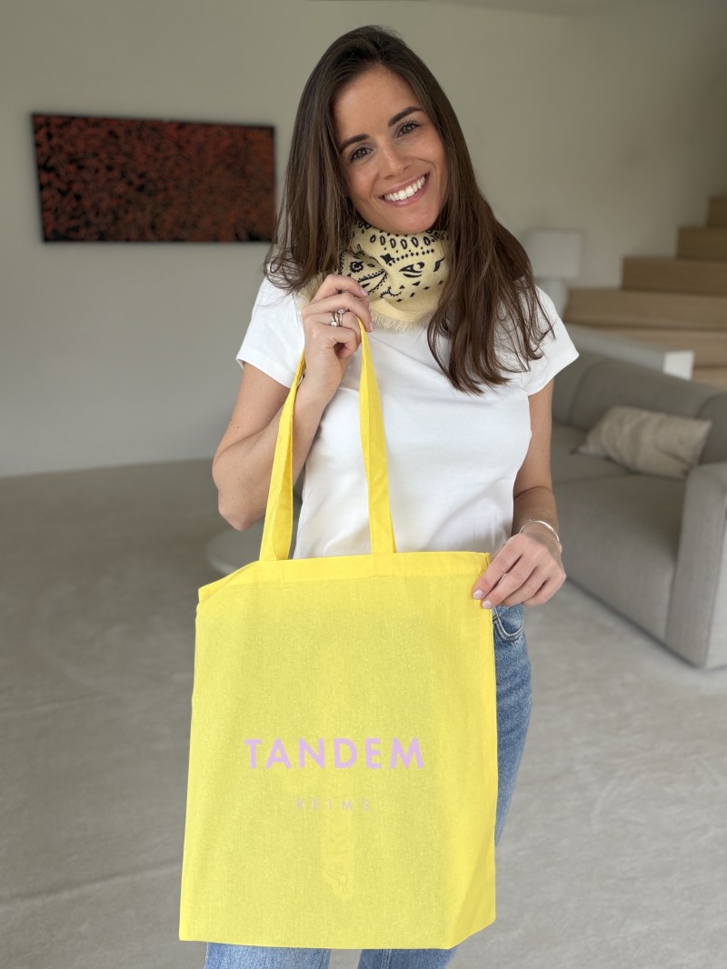 SAC PARIS - JAUNE (38x42cm)